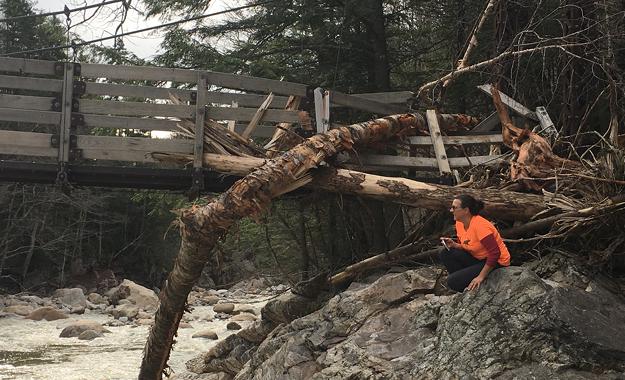 White Mountains Storm Damage to Trails