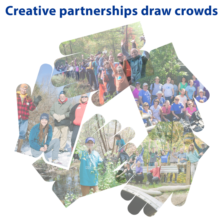 Volunteer Hands Graphic