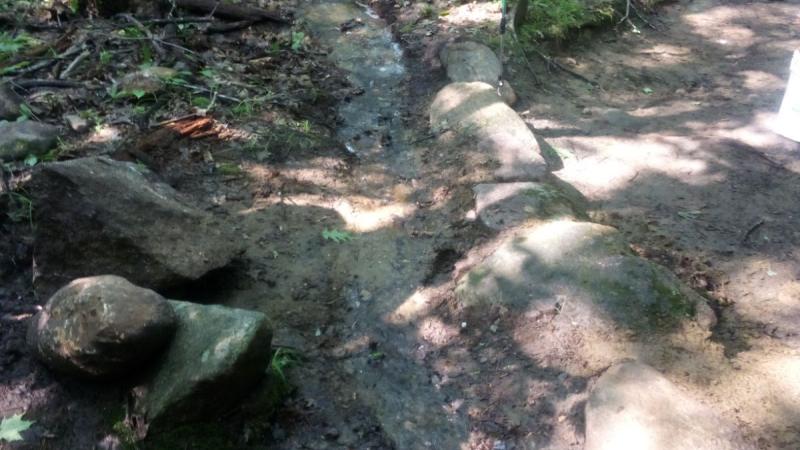Rock steps at Mt. Kearsage