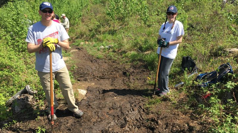 Spring Trail Maintenance at Mount Agamenticus