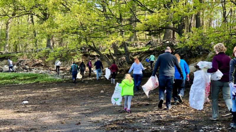 Shoreline Clean Up Volunteers