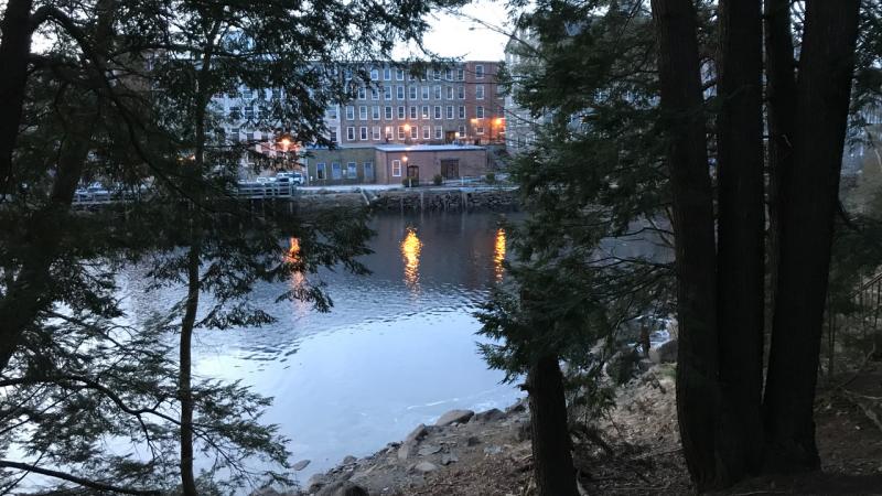 View of Newmarket NH from Heron Point Sanctuary