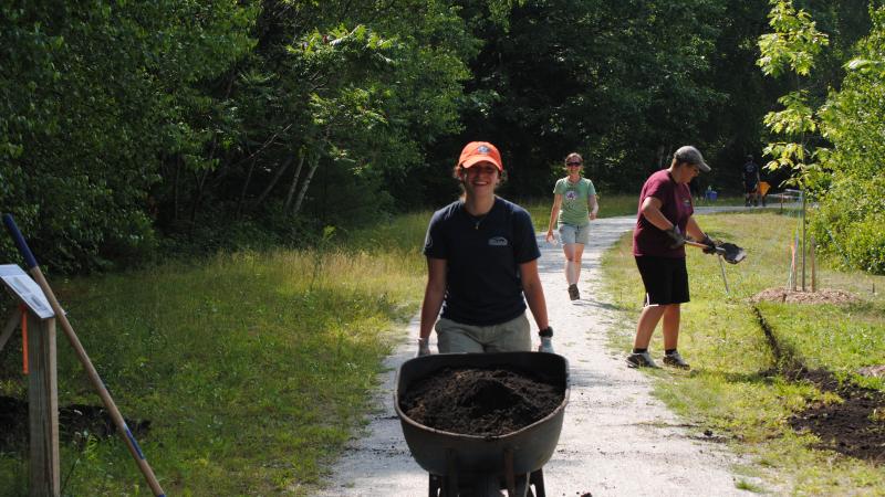 Newfound Lake volunteers.