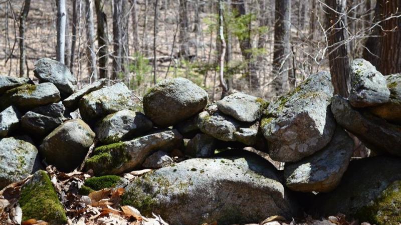 Stone wall at Mount Monadnock