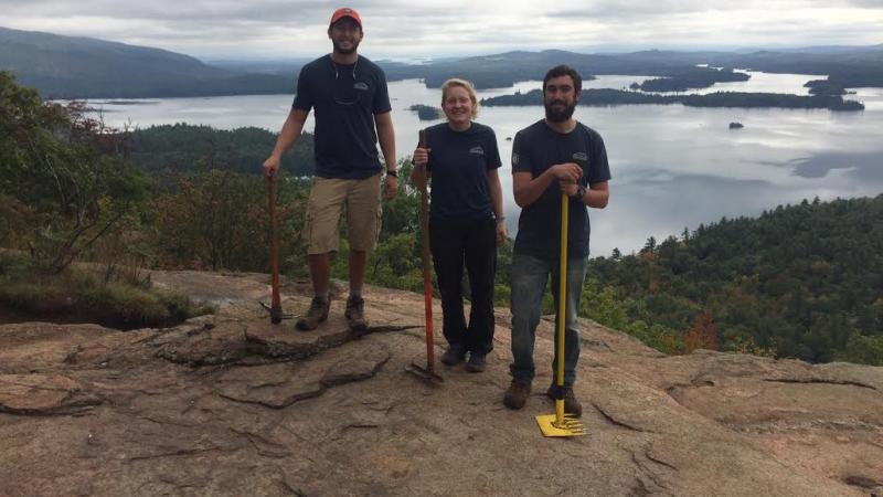 Volunteers at Squam Lake