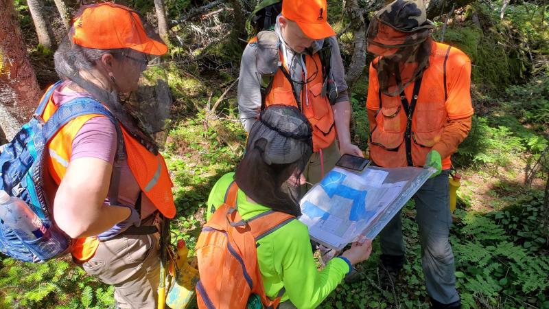 Appalachian trail volunteers