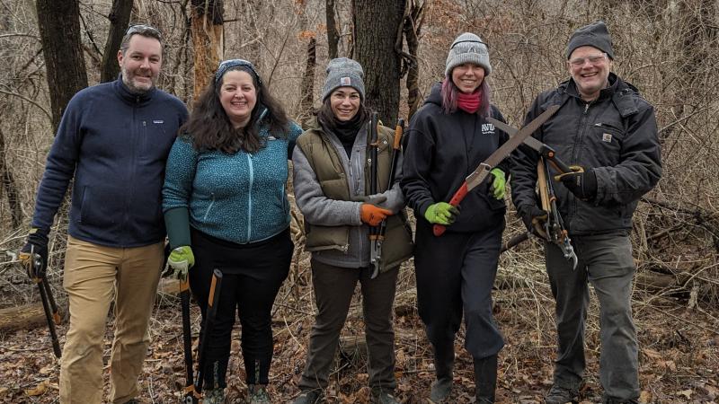 happy volunteers