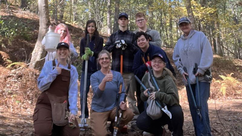 group of volunteers