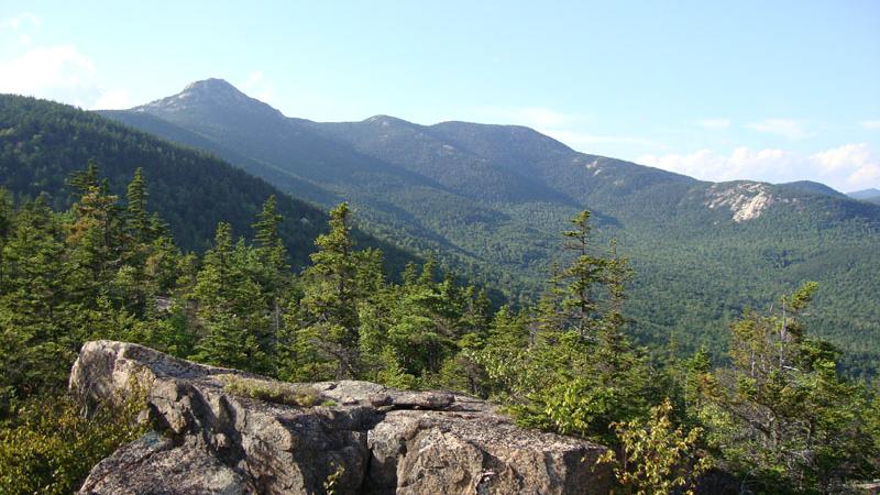 view of white mountains