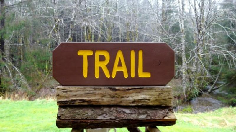 trail sign