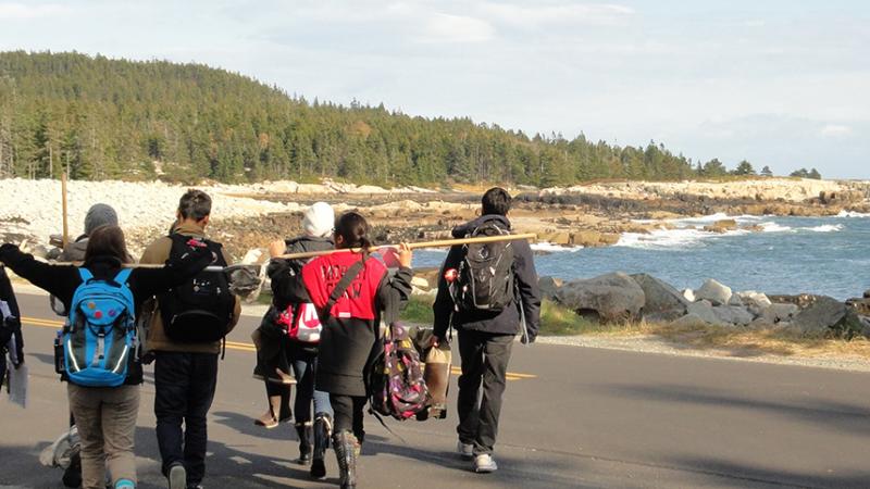 Student group at Schoodic