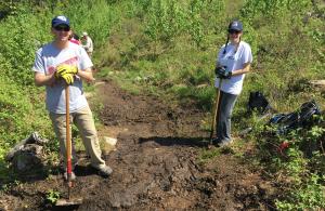 Spring Trail Maintenance at Mount Agamenticus