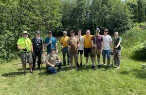 group of invasive volunteers