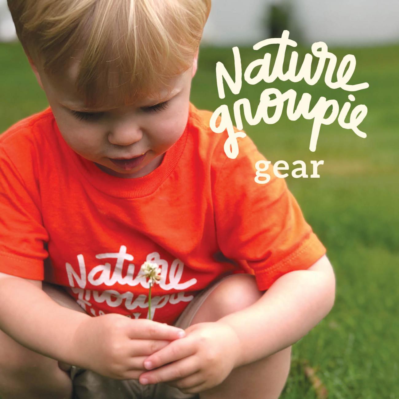 nature groupie gear toddler in orange