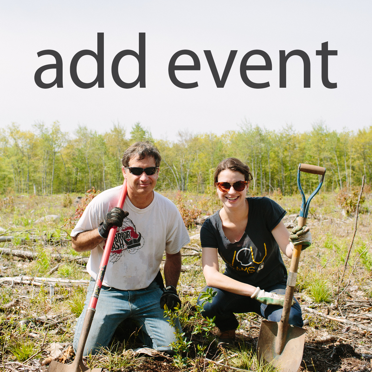 volunteers happy add event icon