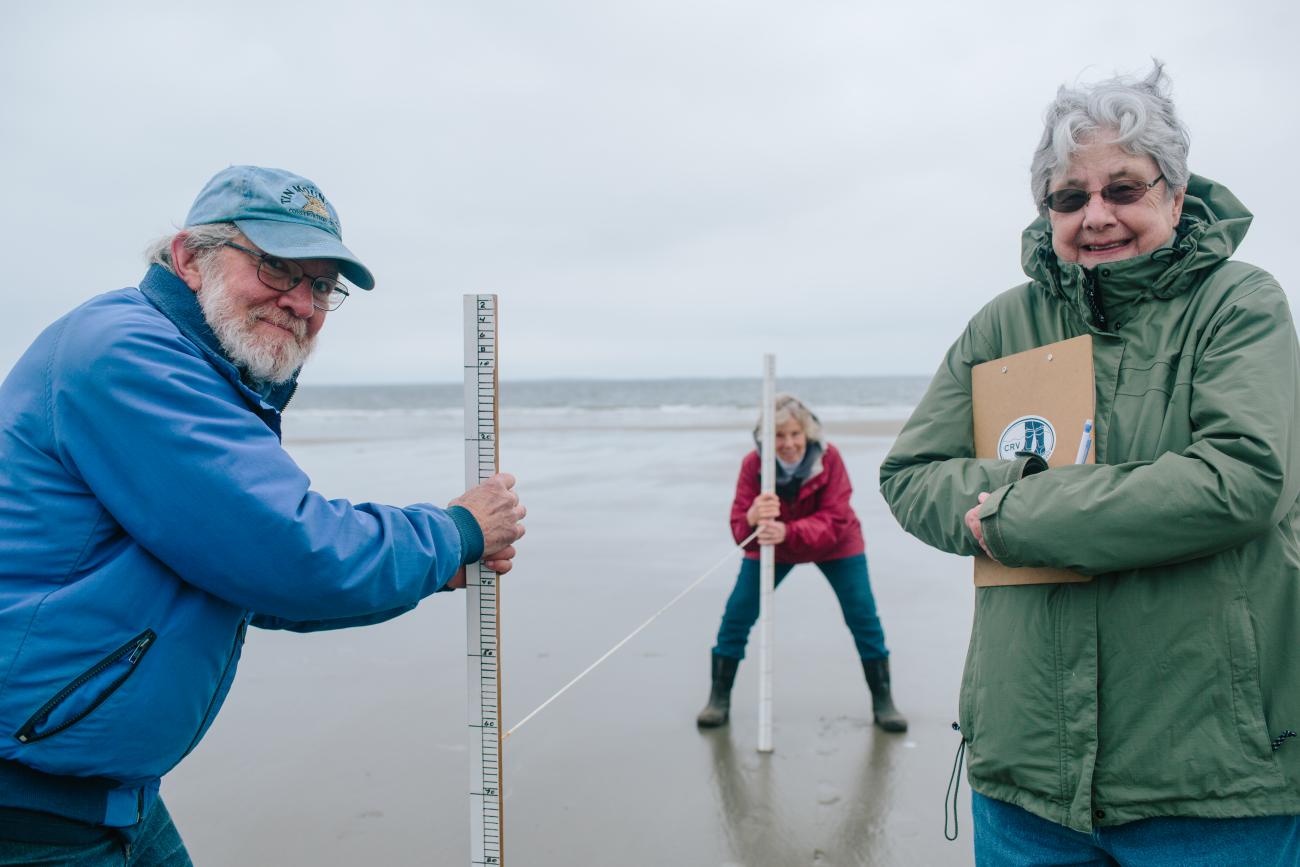 CRV Beach Profile volunteers citizen science