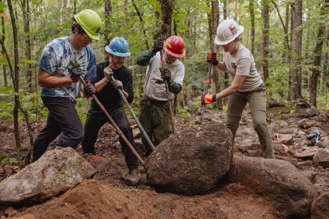 trail work volunteers