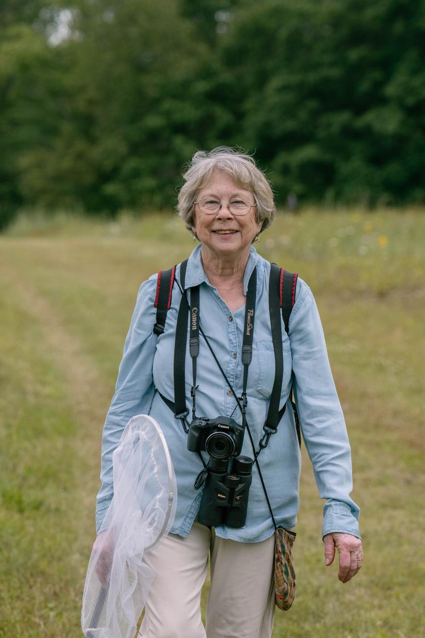 Volunteer in the field