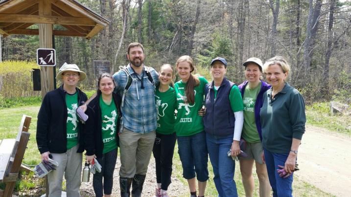 Trail volunteers group photo