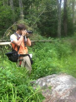 Tomás Nocera with camera