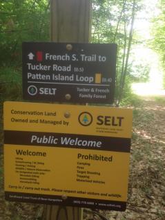 SELT French Trail sign