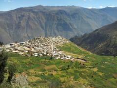 Photo of Peruvian Andes village Jo Lewis