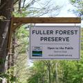 fuller forest preserve sign