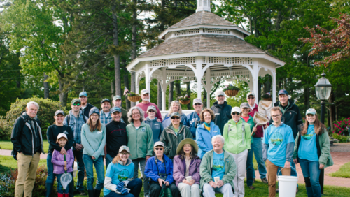 Volunteers at Acton Wakefield Watersheds Alliance Bioblitz