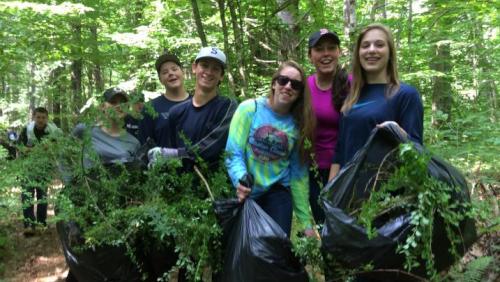 volunteer group photo